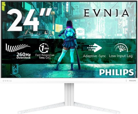 Monitor PHILIPS 24M2N3201PL/00 (23.8" /IPS /260 Hz (po podkręceniu)Hz /1920 x 1080 /Biały)