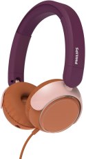 Nauszne Na głowę PHILIPS TAK2000MP/00 (1.2m /3.5 mm wtyk/Bordowo-pomarańczowy)