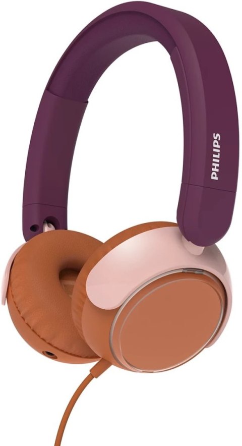 Nauszne Na głowę PHILIPS TAK2000MP/00 (1.2m /3.5 mm wtyk/Bordowo-pomarańczowy)