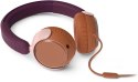 Nauszne Na głowę PHILIPS TAK2000MP/00 (1.2m /3.5 mm wtyk/Bordowo-pomarańczowy)