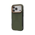 UAG Civilian MagSafe - etui do iPhone 17 Pro kompatybilne z MagSafe (olive/orange)