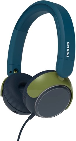 Nauszne Na głowę PHILIPS TAK2000CT/00 (1.2m /3.5 mm wtyk/Zielono-czarny)