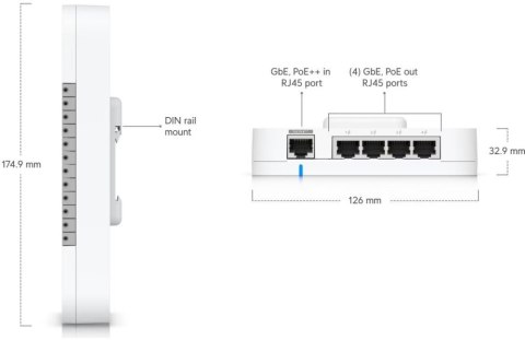 Ubiquiti G3 Starter Kit Pro system ochrony dostępu Szary, Biały