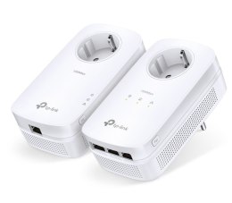 TP-Link TL-PA8033P KIT Karta sieciowa do PowerLine 1300 Mbit/s Przewodowa sieć LAN Biały 2 szt.