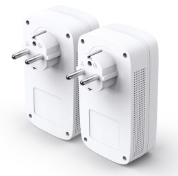 TP-Link TL-PA8033P KIT Karta sieciowa do PowerLine 1300 Mbit/s Przewodowa sieć LAN Biały 2 szt.