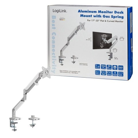 Uchwyt biurkowy LogiLink na monitor BP0086 (17 - 32")