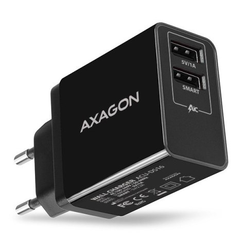 Ładowarka sieciowa AXAGON ACU-DS16(2x USB 3.0 typ A\3200mA\5V) Ładowarka sieciowa AXAGON ACU-DS16(2x USB 3.0 typ A\3200mA\5V)