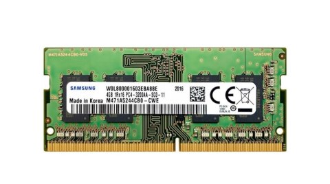 Pamięć SAMSUNG (SODIMM/DDR4/4 GB/3200MHz/1.2V/22CL/SINGLE) Pamięć SAMSUNG (SODIMM/DDR4/4 GB/3200MHz/1.2V/22CL/SINGLE)