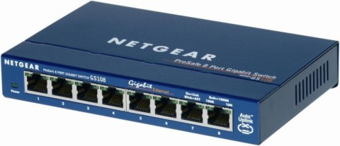Przełącznik NETGEAR GS108GE (8x 1 GbE ) Przełącznik NETGEAR GS108GE (8x 1 GbE )
