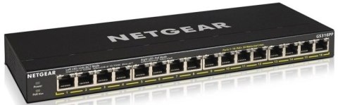 Przełącznik NETGEAR GS316PP-100EUS (16x 10/100/1000 PoE+ ) Przełącznik NETGEAR GS316PP-100EUS (16x 10/100/1000 PoE+ )