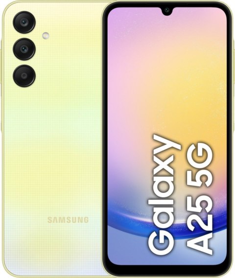 Smartphone SAMSUNG Galaxy A25 (A256) 128 GB Żółty SM-A256BZYDEUE Smartphone SAMSUNG Galaxy A25 (A256) 128 GB Żółty SM-A256BZYDEUE
