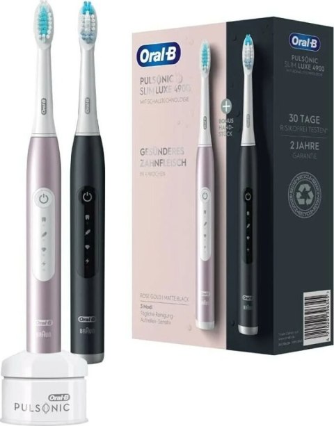 Szczoteczka elektryczna ORAL-B Pulsonic Slim Luxe 4900 Rose/Black Szczoteczka elektryczna ORAL-B Pulsonic Slim Luxe 4900 Rose/Black
