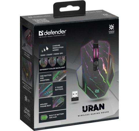 Mysz Bezprzewodowa DEFENDER Uran GM-503 Mysz Bezprzewodowa DEFENDER Uran GM-503