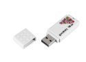 Pendrive (Pamięć USB) GOODRAM (16 GB /USB 2.0 /Biały z wzorem )