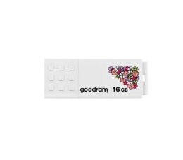 Pendrive (Pamięć USB) GOODRAM (16 GB /USB 2.0 /Biały z wzorem )