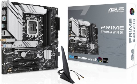 Płyta główna ASUS PRIME B760M-A WIFI D4 LGA1700 mATX Płyta główna ASUS PRIME B760M-A WIFI D4 LGA1700 mATX