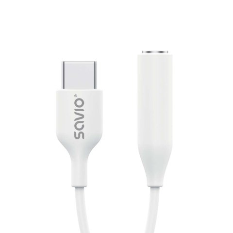 Adapter SAVIO AK-52 USB typ C - MiniJack 3.5 mm Adapter SAVIO AK-52 USB typ C - MiniJack 3.5 mm