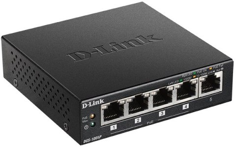 Przełącznik D-LINK DGS‑1005P DGS-1005P/E (5x 10/100/1000 ) Przełącznik D-LINK DGS‑1005P DGS-1005P/E (5x 10/100/1000 )