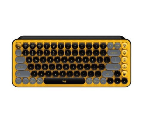 Klawiatura Bezprzewodowa LOGITECH POP Keys Black & Yellow 920-010735 Klawiatura Bezprzewodowa LOGITECH POP Keys Black & Yellow 920-010735