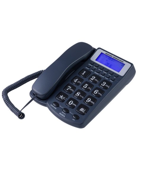 Telefon stacjonarny Mescomp MT 512 Maria Grafit Telefon stacjonarny Mescomp MT 512 Maria Grafit