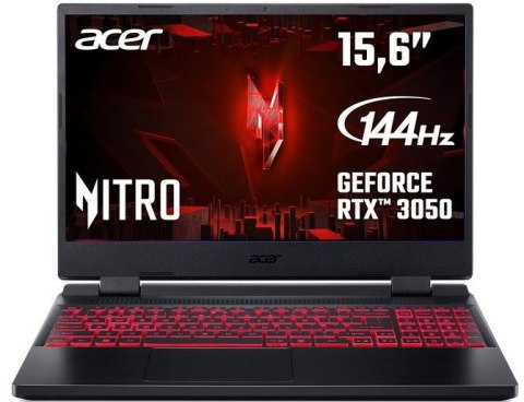 ACER Gaming Nitro 5 AN515-58-72EP (15.6"/I7-12650H/RTX3050/16GB/SSD512GB/Czarny) ACER Gaming Nitro 5 AN515-58-72EP (15.6"/I7-12650H/RTX3050/16GB/SSD512GB/Czarny)