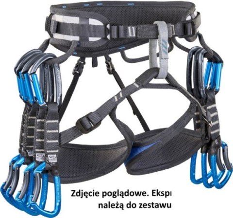 Uprząż wspinaczkowa CT Ascent M-L niebieska (blue/silver) Uprząż wspinaczkowa CT Ascent M-L niebieska (blue/silver)