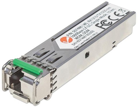 Intellinet Moduł MiniGBIC/SFP 1000Base-LX (LC) jednomodowy WDM 1310/1550nm Intellinet Moduł MiniGBIC/SFP 1000Base-LX (LC) jednomodowy WDM 1310/1550nm