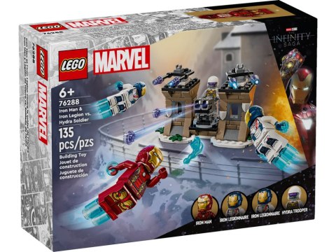 LEGO 76288 Super Heroes - Iron Man i Iron Legion kontra żołnierz Hydry LEGO 76288 Super Heroes - Iron Man i Iron Legion kontra żołnierz Hydry