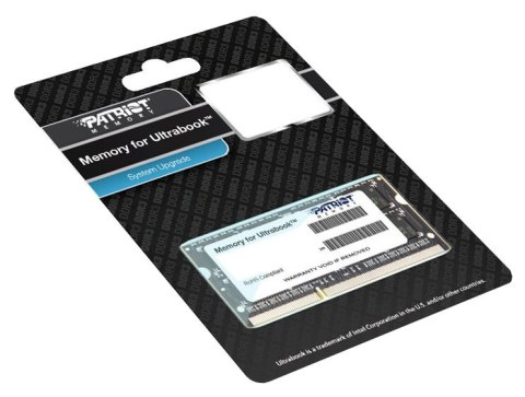 Pamięć PATRIOT (SODIMM/DDR3/4 GB/1600MHz/1.35V/11CL/SINGLE) Pamięć PATRIOT (SODIMM/DDR3/4 GB/1600MHz/1.35V/11CL/SINGLE)