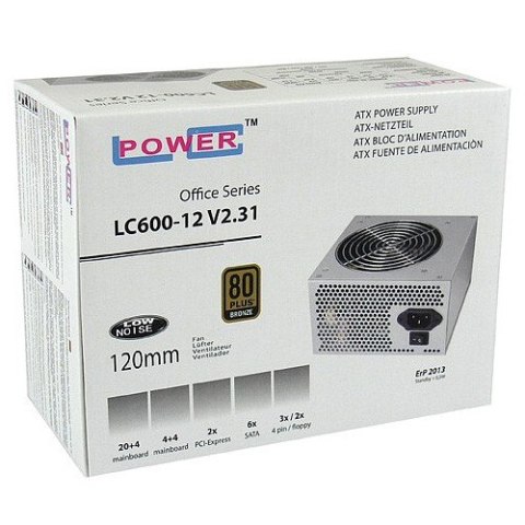 Zasilacz PC LC-POWER 450W LC600-12 V2.31 Zasilacz PC LC-POWER 450W LC600-12 V2.31