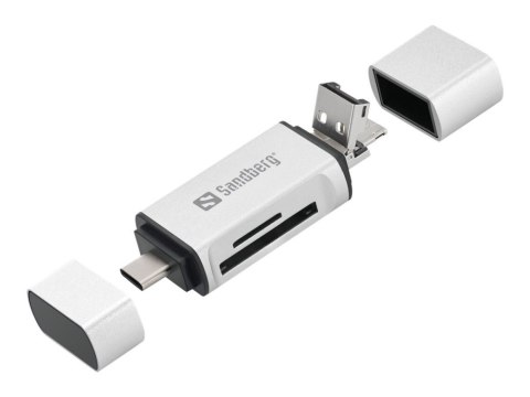 Czytnik kart pamięci SANDBERG USB 136-28 Czytnik kart pamięci SANDBERG USB 136-28