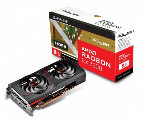 Karta graficzna SAPPHIRE Radeon RX 7600 Gaming OC 8G GDDR6 Karta graficzna SAPPHIRE Radeon RX 7600 Gaming OC 8G GDDR6