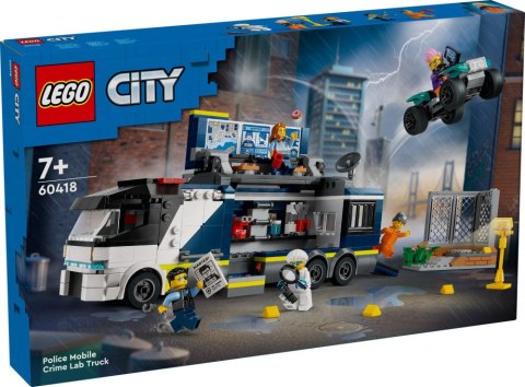 LEGO 60418 City - Policyjna ciężarówka z laboratorium kryminalnym LEGO 60418 City - Policyjna ciężarówka z laboratorium kryminalnym