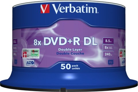VERBATIM 8.5 GB 8x Cake 50 szt.