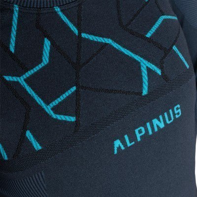 Bielizna termoaktywna męska Alpinus Gausdal Set grafitowo-niebieska r. XXL