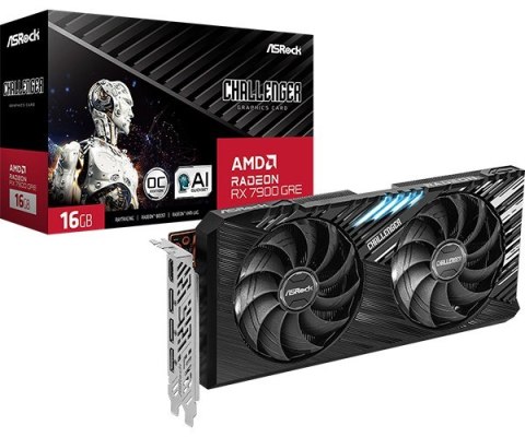 Karta graficzna ASROCK Radeon RX 7900 GRE CHALLENGER 16 GB OC GDDR6 RX7900GRE CL 16GO Karta graficzna ASROCK Radeon RX 7900 GRE CHALLENGER 16 GB OC GDDR6 RX7900GRE CL 16GO