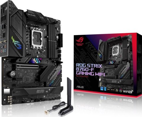 Płyta główna ASUS ROG STRIX B760-F GAMING WIFI LGA1700 ATX Płyta główna ASUS ROG STRIX B760-F GAMING WIFI LGA1700 ATX