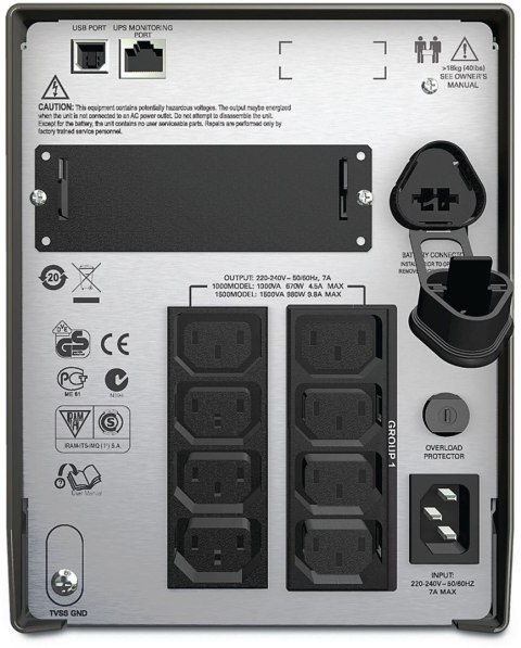 Zasilacz awaryjny APC Smart-UPS 1500VA LCD 230V SMT1500I 1500VA