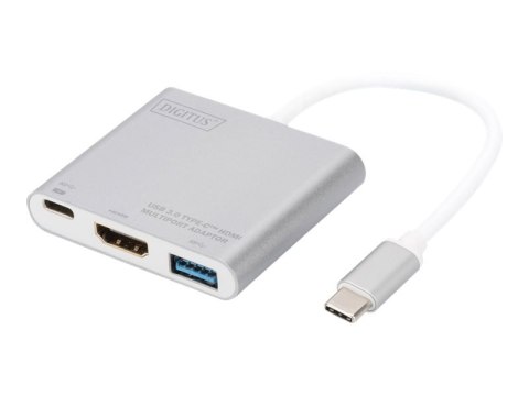 Adapter DIGITUS DA-70838-1 USB 3.0 typu C - HDMI + USB 3.0 + USB typu C Adapter DIGITUS DA-70838-1 USB 3.0 typu C - HDMI + USB 3.0 + USB typu C