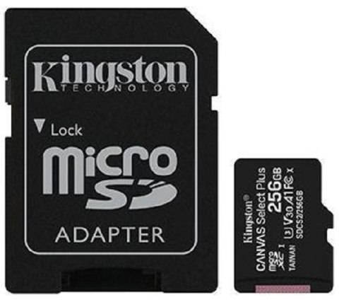 Karta pamięci KINGSTON 256 GB Adapter Karta pamięci KINGSTON 256 GB Adapter