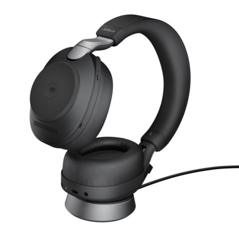 Słuchawki bezprzewodowe JABRA Evolve2 85 Stand Link380a MS Stereo MS Stereo (Czarny) Słuchawki bezprzewodowe JABRA Evolve2 85 Stand Link380a MS Stereo MS Stereo (Czarny)
