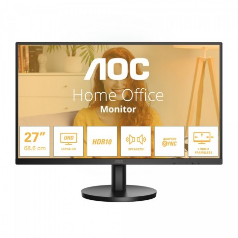 Monitor AOC U27B3A (27" /IPS /60Hz /3840 x 2160 /Czarny) Monitor AOC U27B3A (27" /IPS /60Hz /3840 x 2160 /Czarny)