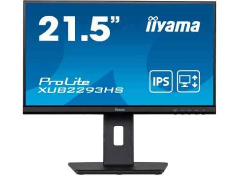 Monitor IIYAMA XUB2293HS-B5 (21.5" /IPS /75Hz /1920 x 1080 /Czarny) Monitor IIYAMA XUB2293HS-B5 (21.5" /IPS /75Hz /1920 x 1080 /Czarny)