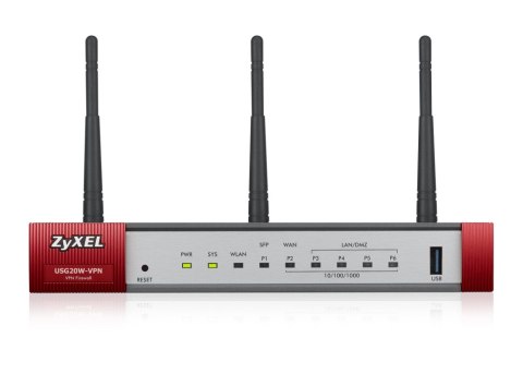 Zyxel VPN Firewall 1xWAN 1xSFP 4xGLAN USG20W-VPN-EU0101F Zyxel VPN Firewall 1xWAN 1xSFP 4xGLAN USG20W-VPN-EU0101F