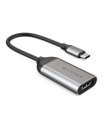 Adapter HYPERDRIVE HD-H8K-GL USB-C - HDMI Adapter HYPERDRIVE HD-H8K-GL USB-C - HDMI