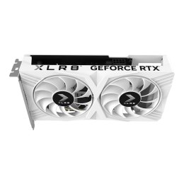 Karta graficzna PNY GeForce RTX 4060 8 GB XLR8 Gaming OC DUAL FAN White Edition VCG40608DFWXPB1-O