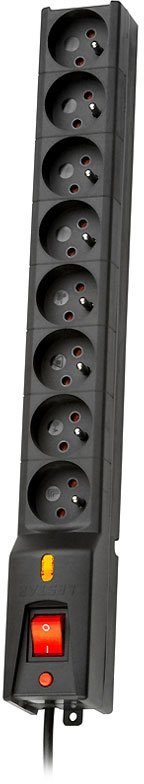 Listwa zasilająca LESTAR LX 810 BK (3 m) Listwa zasilająca LESTAR LX 810 BK (3 m)