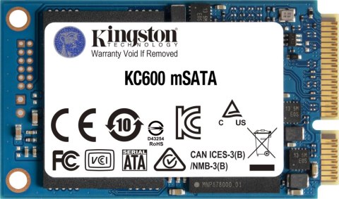 Dysk SSD KINGSTON SKC600MS/512G (mSATA″ /512 GB /SATA III /550MB/s /520MB/s) Dysk SSD KINGSTON SKC600MS/512G (mSATA″ /512 GB /SATA III /550MB/s /520MB/s)