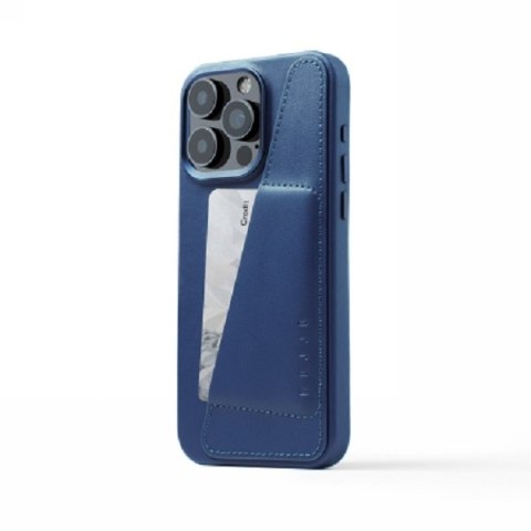 Mujjo Full Leather Wallet Case - etui skórzane do iPhone 15 Pro Max kompatybilne z MagSafe (monaco blue) Mujjo Full Leather Wallet Case - etui skórzane do iPhone 15 Pro Max kompatybilne z MagSafe (monaco blue)