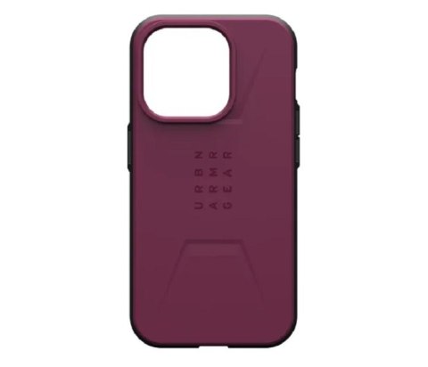 UAG Civilian Magsafe - obudowa ochronna do iPhone 15 Pro kompatybilna z MagSafe (bordeaux) UAG Civilian Magsafe - obudowa ochronna do iPhone 15 Pro kompatybilna z MagSafe (bordeaux)